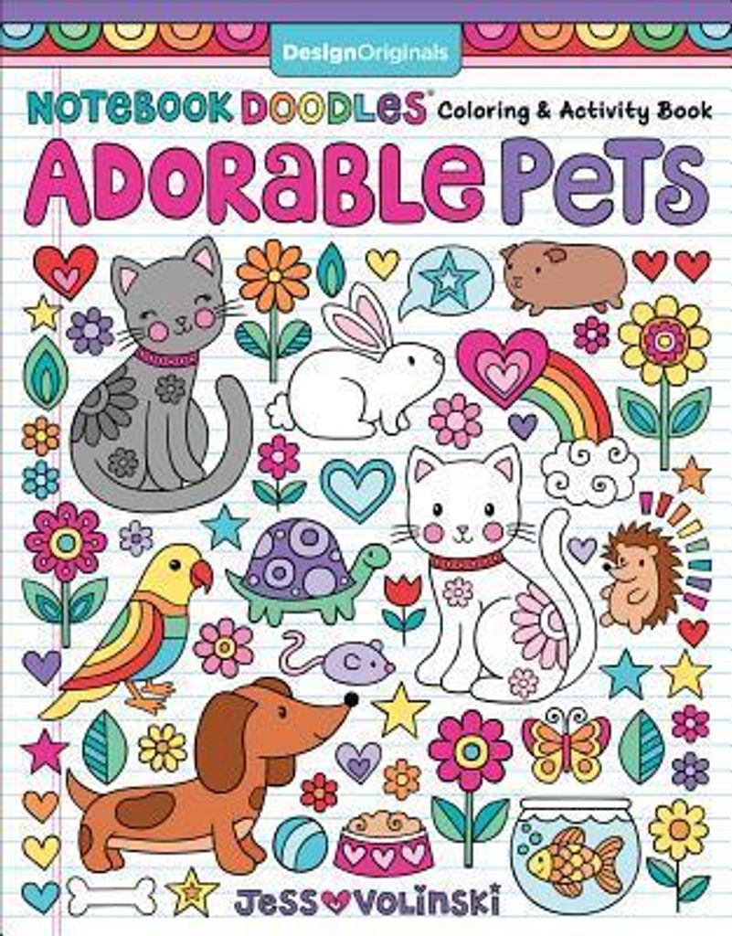 Notebook Doodles Adorable Pets – Lingua: Inglese