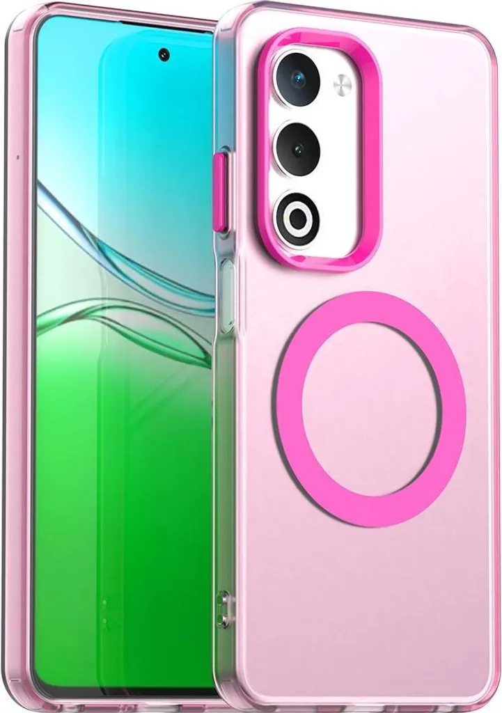 Cover MagSafe Oppo A5 / A5m Rosa Opaco - Custodia Phonesta HardFrost