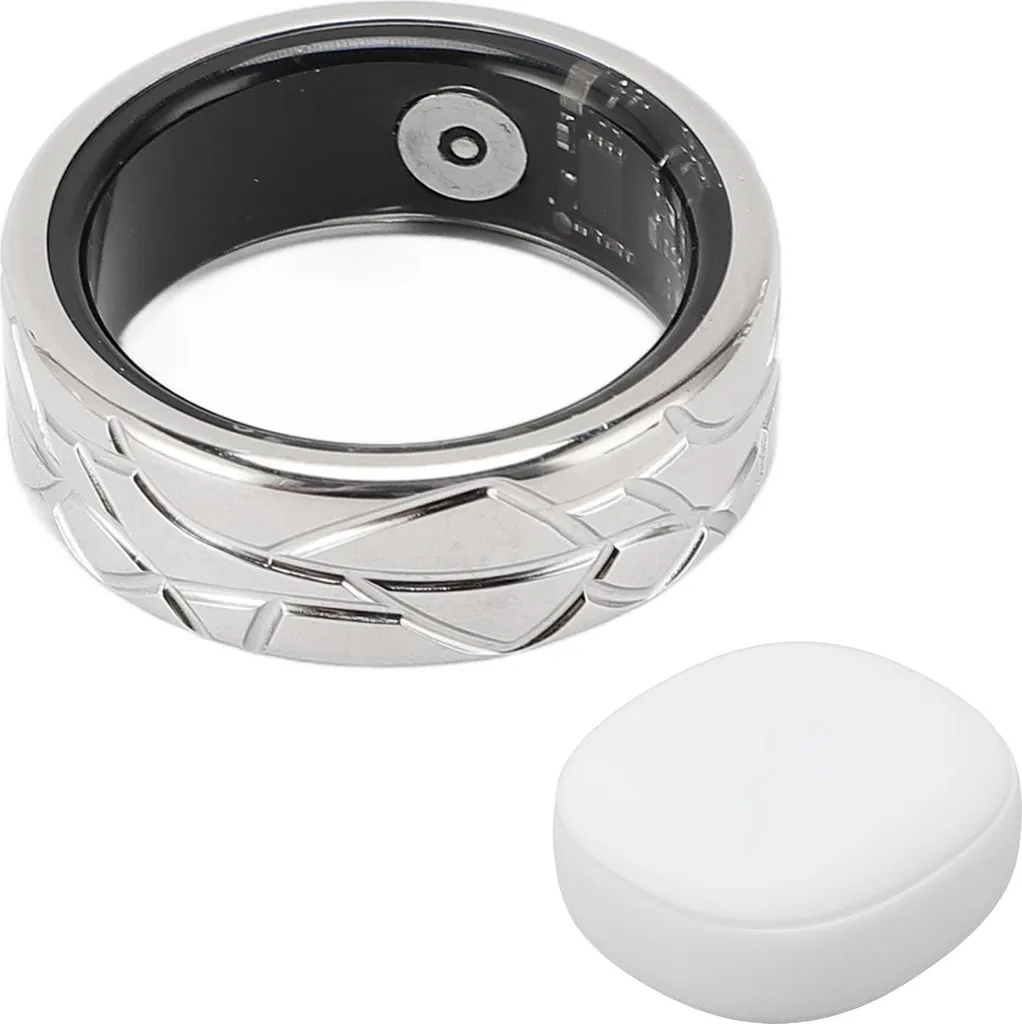 Smart Ring Étanche avec Contrôle Gestuel et Analyse Sommeil de Précision