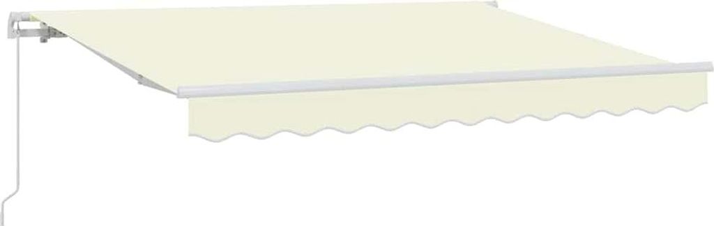 Einziehbare Markise Creme 250 x 200 cm Stoff