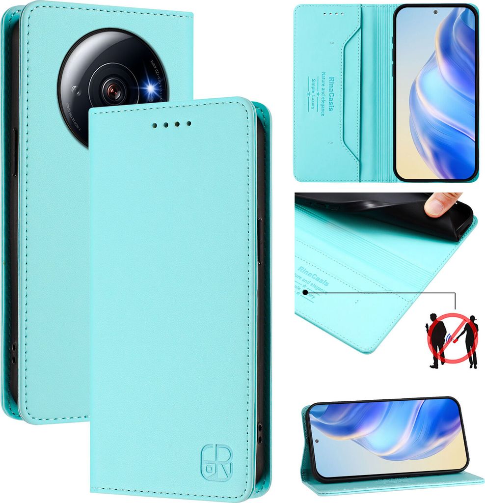 Lederhülle für Xiaomi 12S Ultra Hülle Flip Brieftasche Produktbild 
