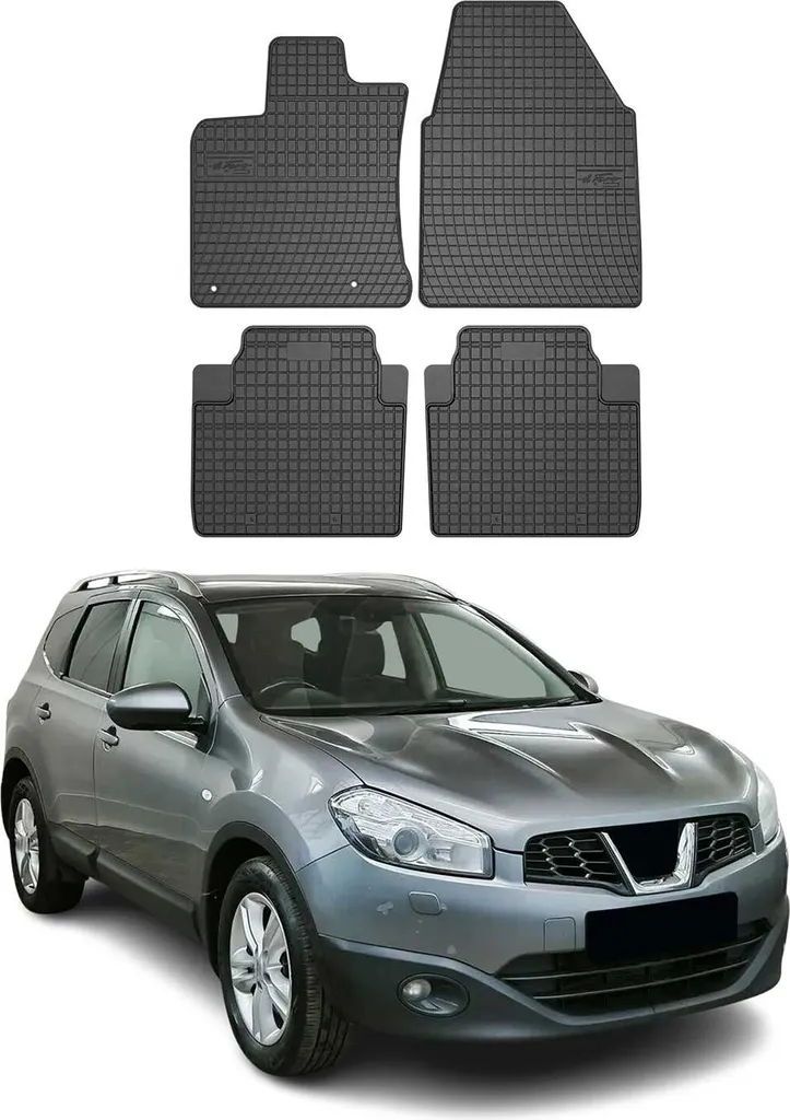 Tappetini in Gomma Top Quality Nissan Qashqai +2 J10 08-14 4 Pezzi