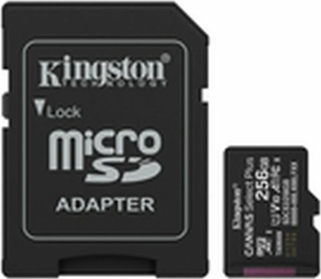 Carte Micro SDXC 256Go Kingston Canvas Select Plus Haute Vitesse Classe 10