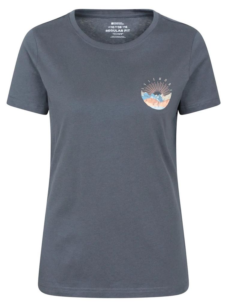 Mountain Warehouse - "Aviemore" T-Shirt für Damen MW5023 (36 DE) (Dunkelblau)