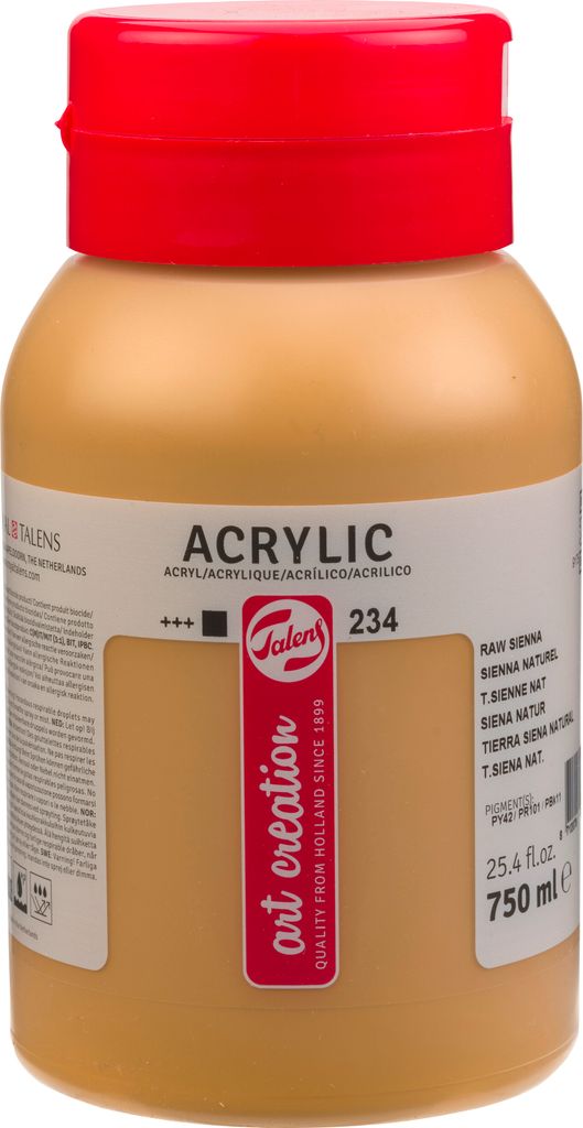 Talens Art Creation Acrylfarbe Flasche 750 ml Siena Natur 234