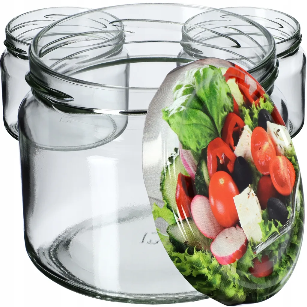 Set 50 Barattoli Vetro 330ml KADAX per Marmellata e Conserve Alimentari - 10