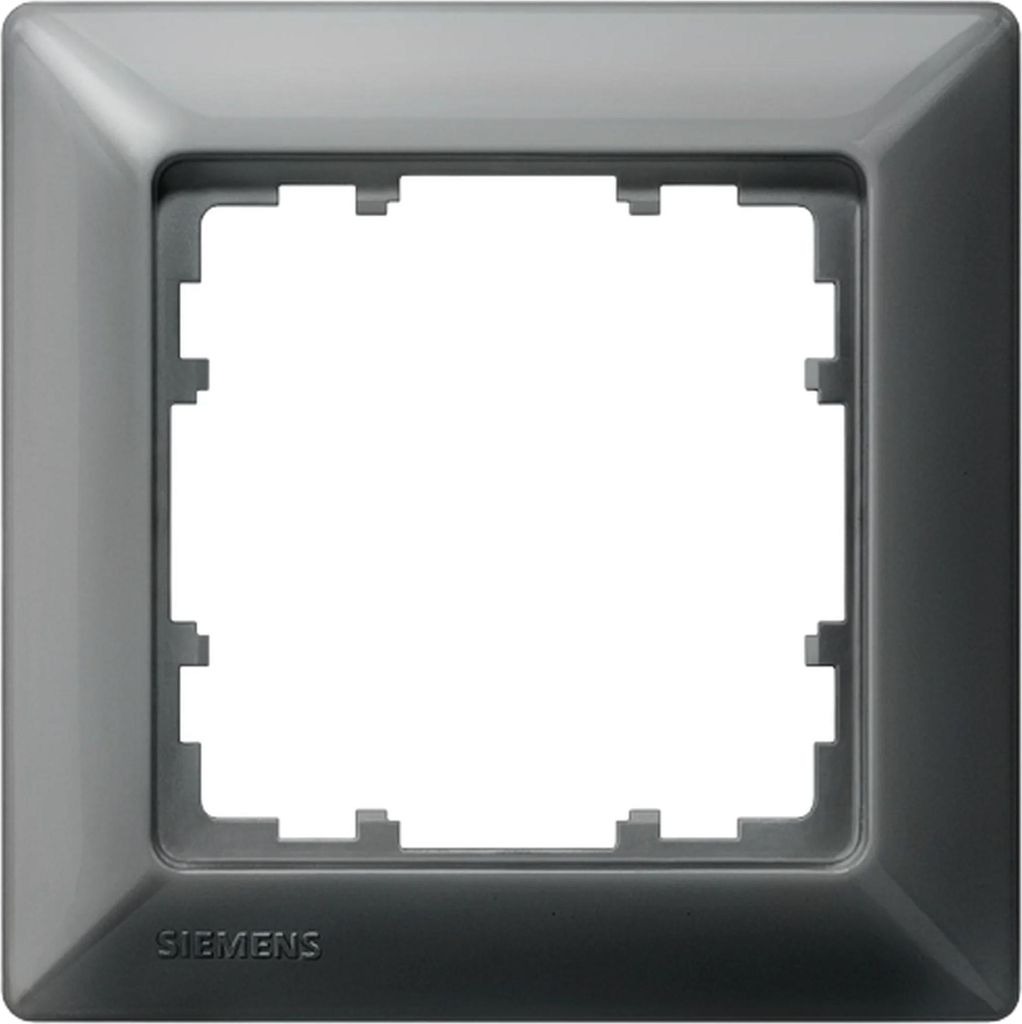 Siemens Rahmen, 1fach, DELTA line, carbonmetallic, 1 Stk.