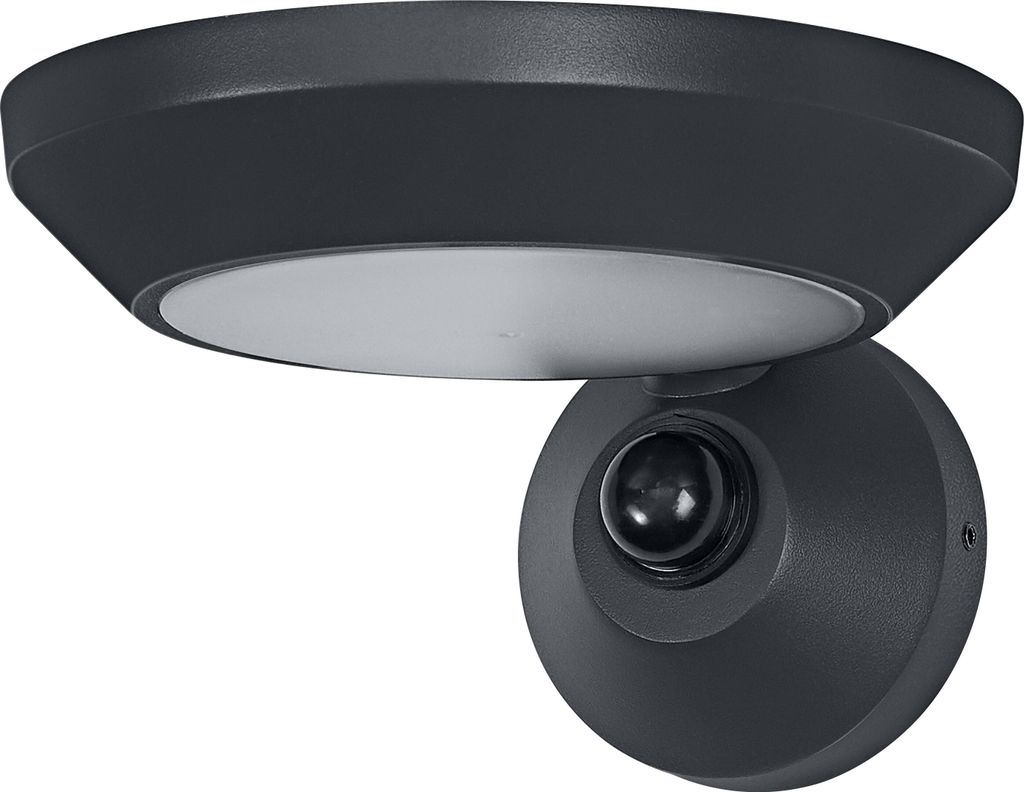 ENDURA Style Adjustable Spot IP65 Wall Sensor 12W Dark Grey