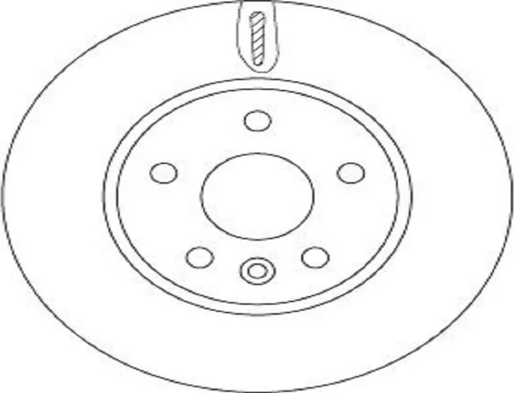 Paire de disques TRW DF6819 ventilés 276mm pour Astra K Sports Tourer B16