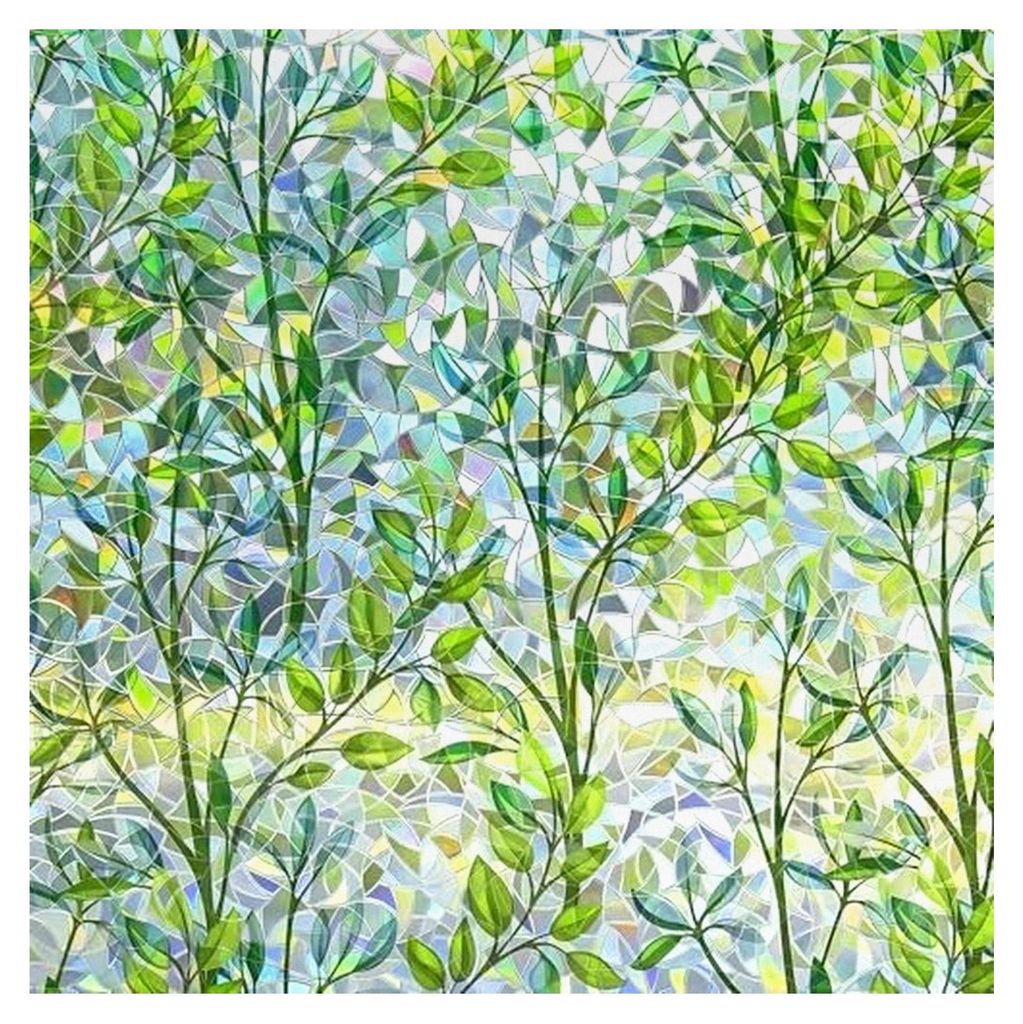 75×200CM Fensterfolie Sichtschutz Regenbogen, Statische Fensterfolie, Dekorative Milchglasfolie für Fenster, Lichtdurchlässige Sichtschutzfolie ...