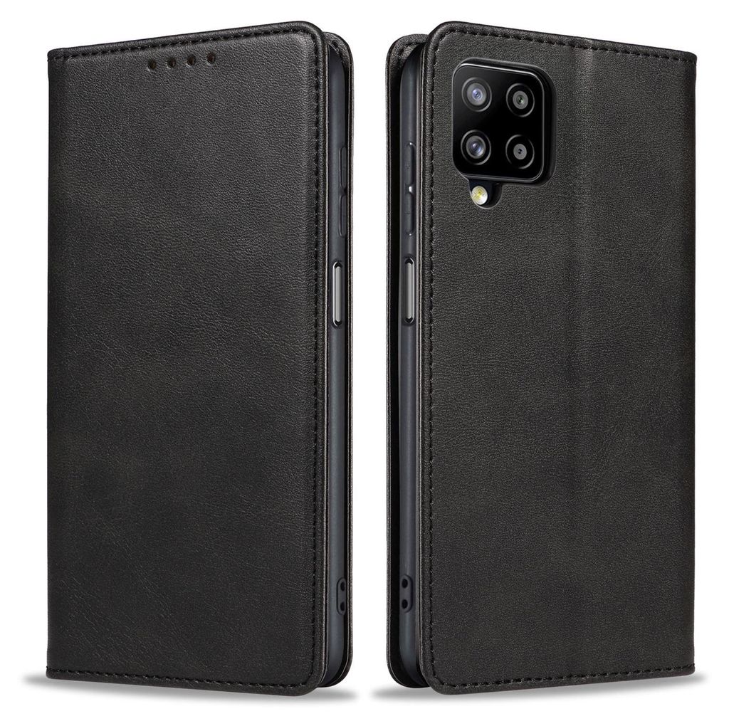 Handyhülle für Samsung Galaxy A12 Kunstleder Flip Cover Produktbild 