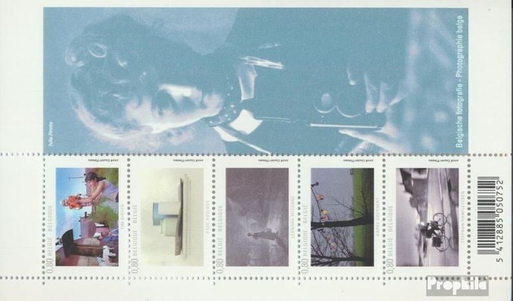 Briefmarken Belgien 2008 Mi Block135 (kompl.Ausg.) postfrisch Belgische Photographie