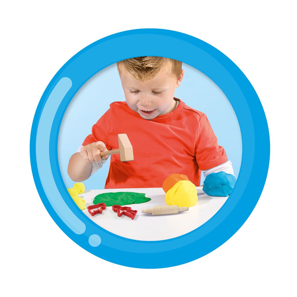 Play dough set - My first - Mega kit with tools - Yellow - Productafbeelding 