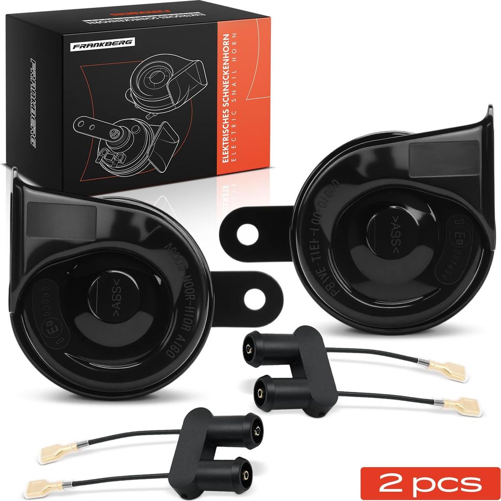 Frankberg 2x Scheibenhorn Horn Hupe für Mitsubishi Outlander Lancer