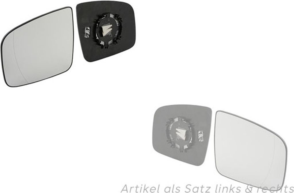 Johns, Spiegelglas passend für Mercedes 639 Vito 09/09- Neu lag. Set links & rechts, 28114133 A0028114133 0028114133 28114233 A0028114233 0028114233