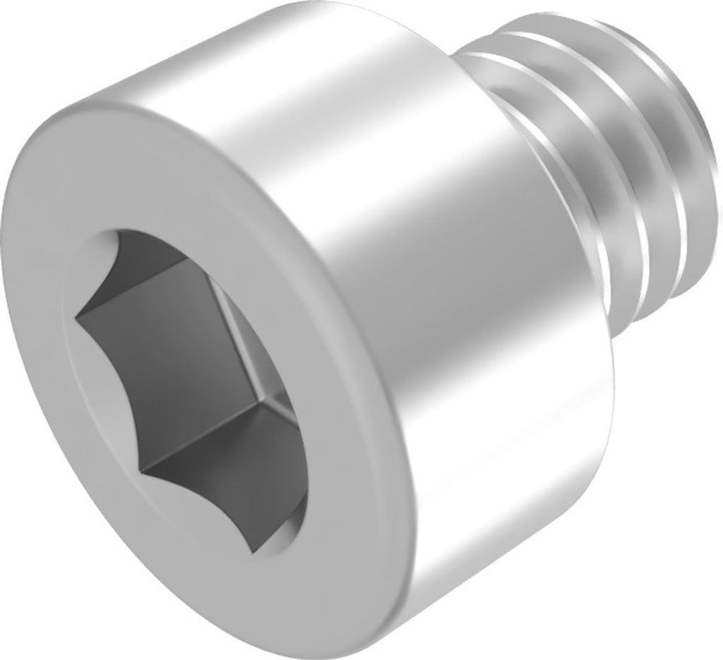 SECCARO Zylinderschraube M6 x 6 mm, Edelstahl V2A VA A2, DIN 912 / ISO 4762, Innensechskant, Vollgewinde, 20 Stück