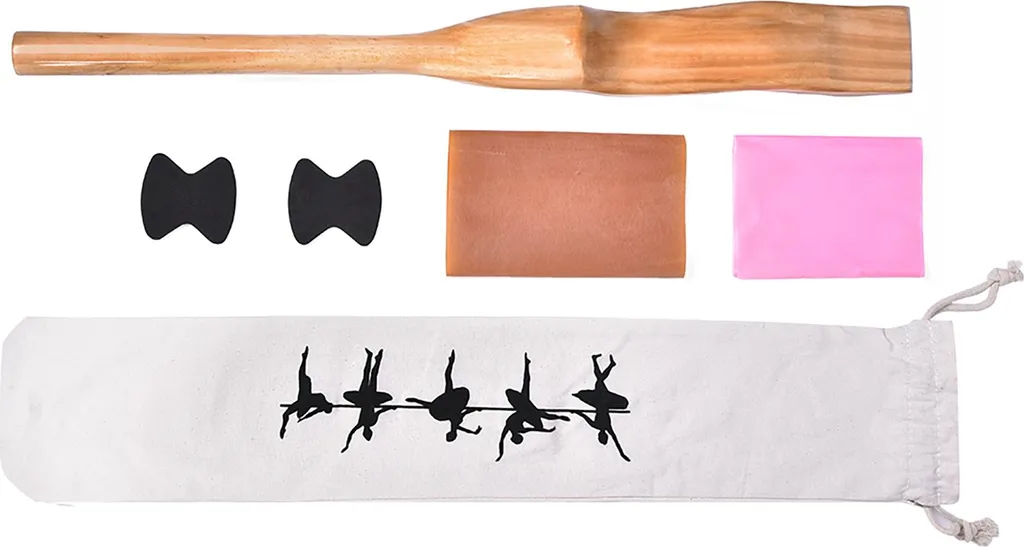 Civière de pied pour danseurs en bois naturel - Accessoire de stretching