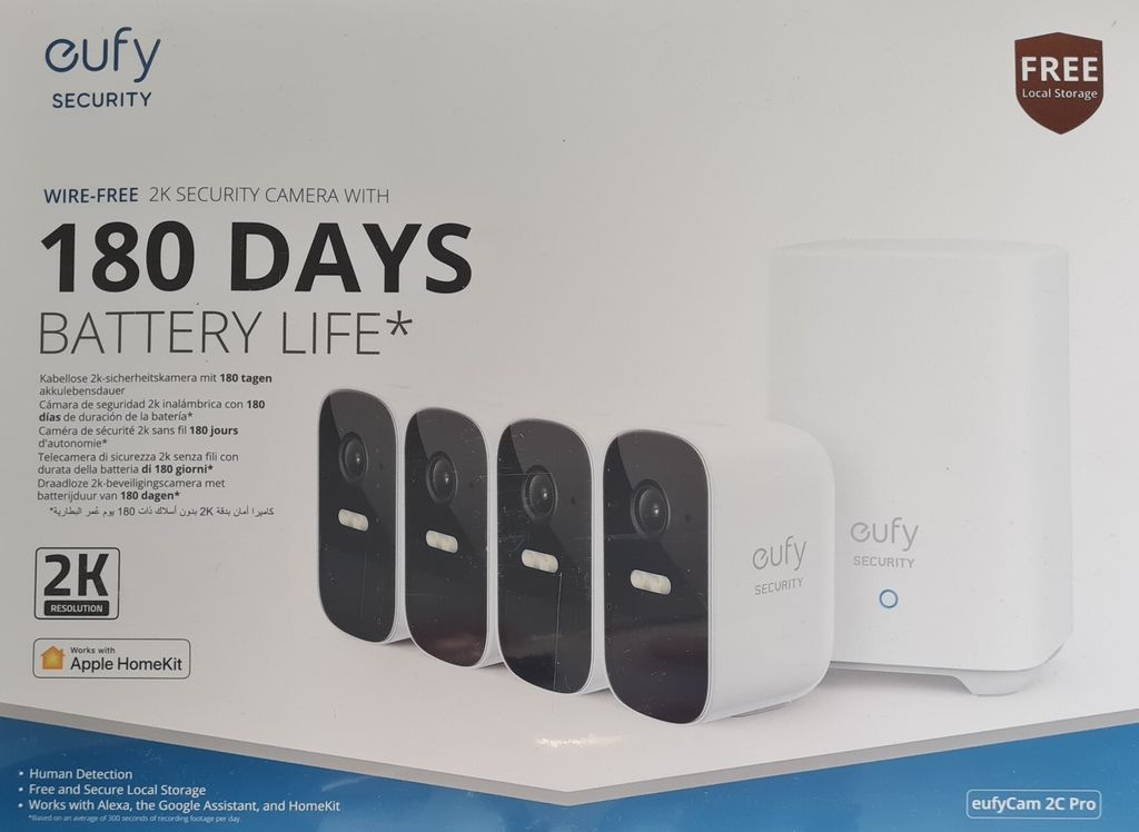 eufy Security eufyCam 2C Pro kabelloses Sicherheitssystem, Produktbild 