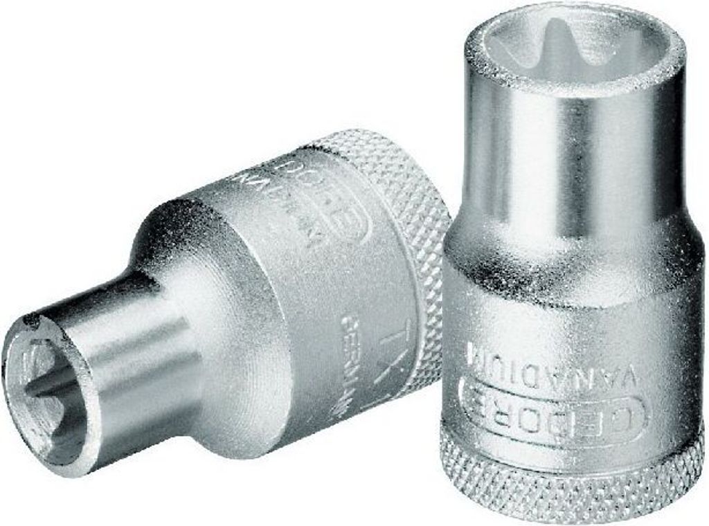 GEDORE TX 19 E12 Steckschlüsseleinsatz 1/2" Außen-TX E12, 6147340
