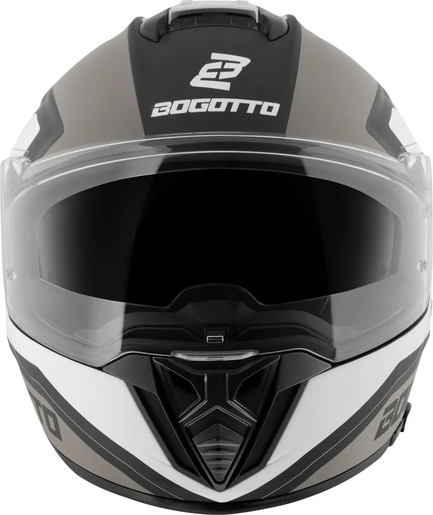 Bogotto FF122 BGT casque intégral gris blanc 2XL à ventilation active - 3