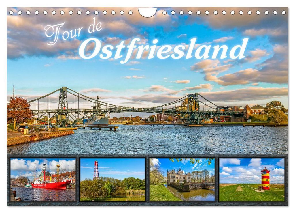 Tour de Ostfriesland (Wandkalender 2027 DIN A4 quer), CALVENDO Monatskalender