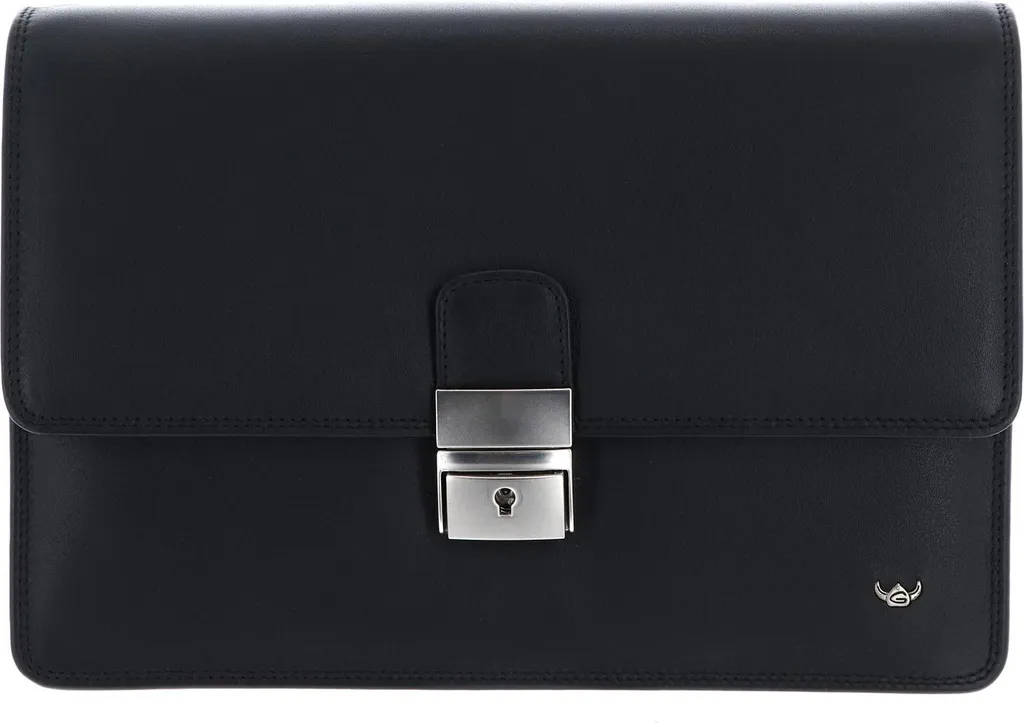 Golden Head Pelle borsa da polso Polo Handgelenktasche 8215 Schwarz nero