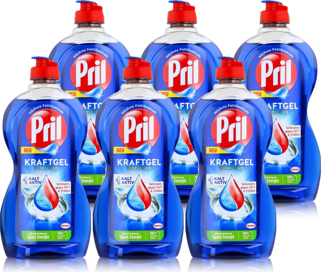 Pril Spülmittel Kraftgel Ultra Plus 450ml - Hohe Produktbild 