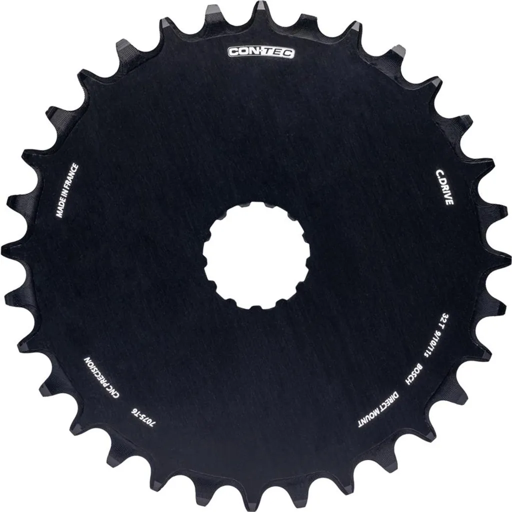 Plateau Directmount 32Z CONTEC Ct C.Drive noir pour système Bosch VAE
