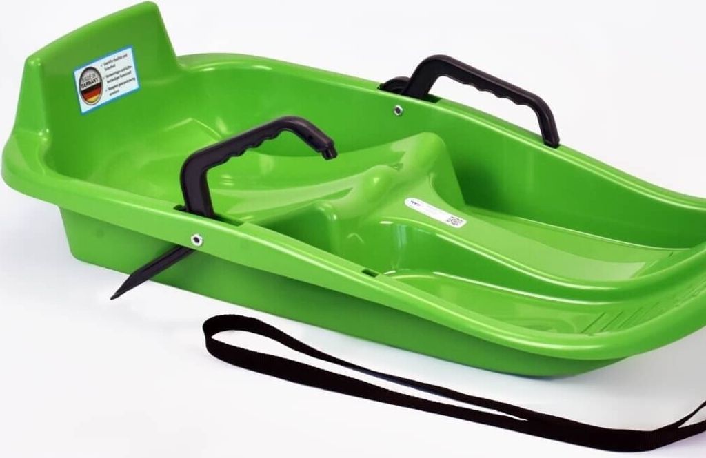 Sanki mini bob plastikowe zielone Zdjęcie produktu 6