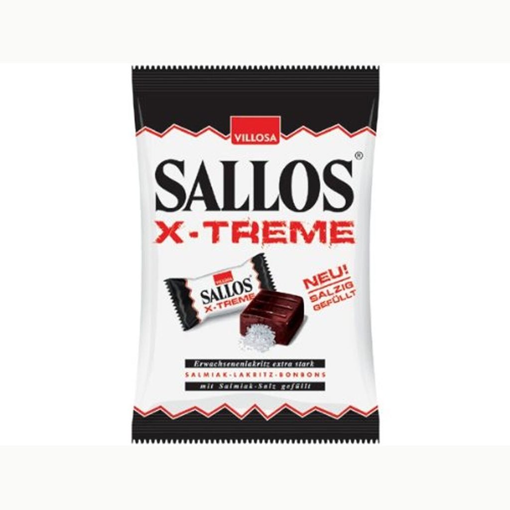Sallos X Treme tvrdý karamel s lékořicovou náplní salmiak Obrázek produktu