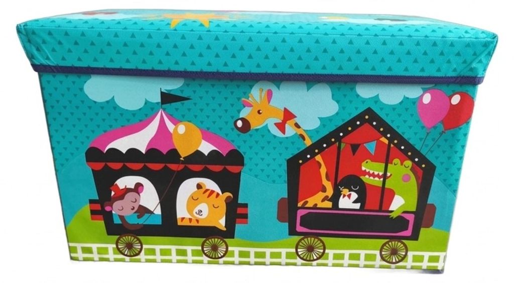 Sitzbox Kinder Relaxdays, gepolstert, faltbar, 100 kg