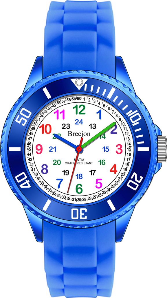 Armbanduhr Jungen Mädchen Kinder Lernuhr  5 ATM wasserdicht Produktbild 