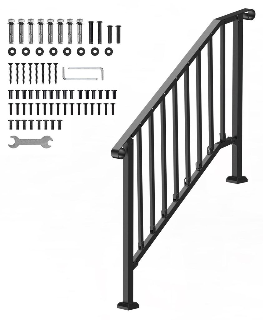 SucceBuy : Garde-corps pour escaliers extérieurs, kit de Image du produit 