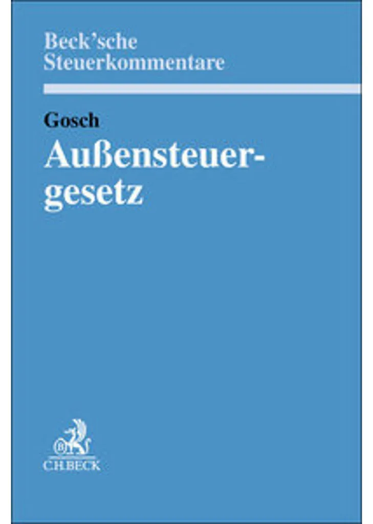 Livre Außensteuergesetz AStG : Loi fiscale allemande sur l'étranger