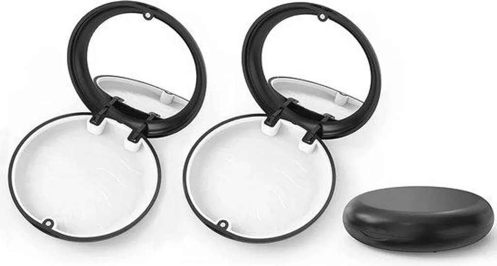 Rangement appareil orthodontique avec miroir - Double boîte rigide
