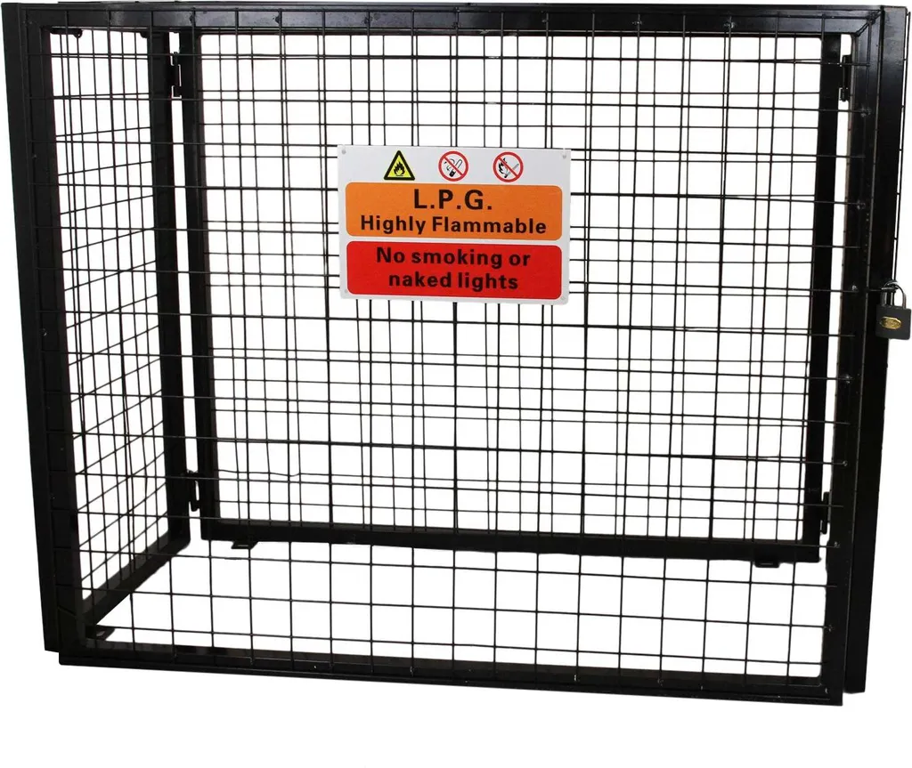 Stockage bouteilles de gaz résistant aux intempéries et verrouillable
