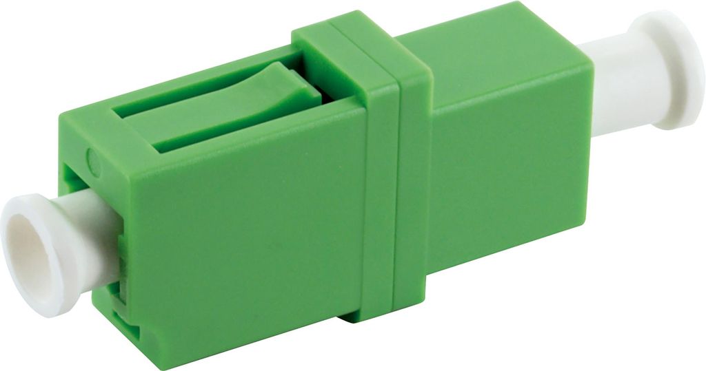 Schwaiger Glasfaser Adapter Simplex grün Produktbild 
