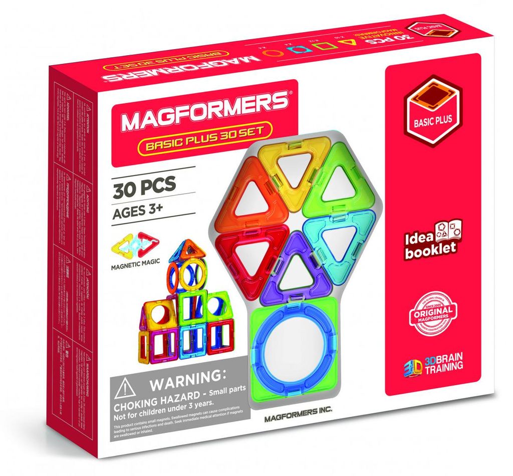 Magformers Basic Set Plus, 30 Teile.