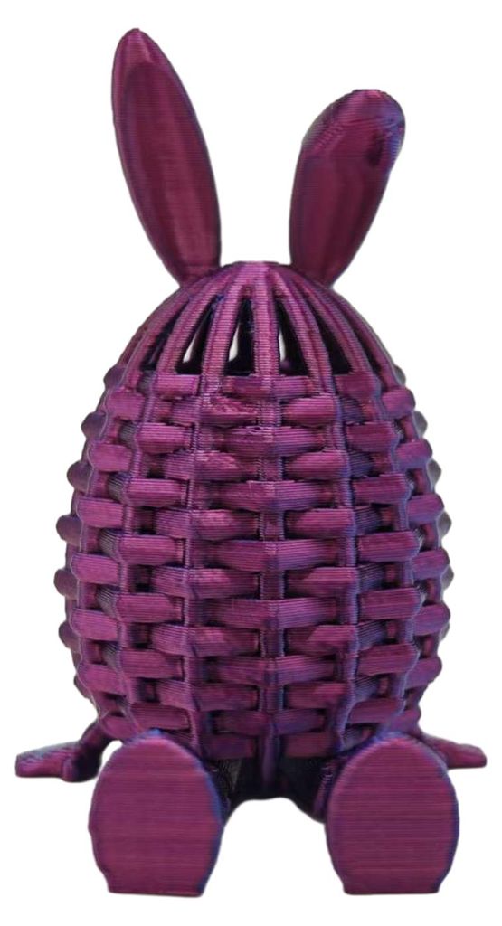 3D-gedruckte Ostereier, flexible, bewegliche Haseneier, Osterkorbfüller für Partys, Bürodekoration