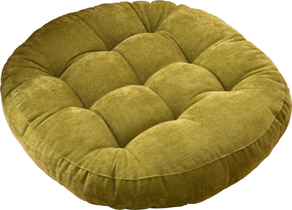 Coussin de sol rond monochrome pour salon Lecture Image du produit 
