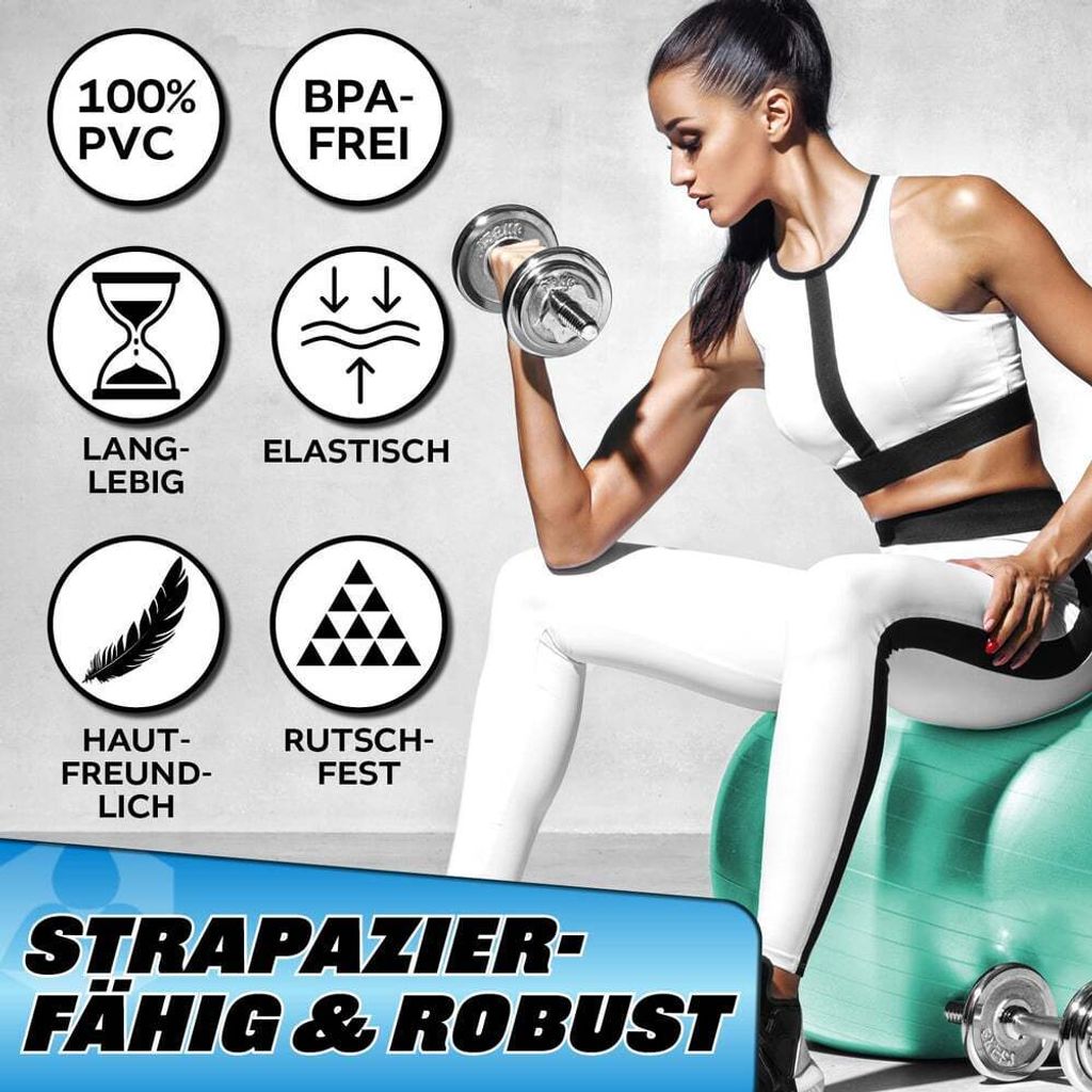 #DoYourFitness gymnastický míč včetně míčové pumpy fitness Obrázek produktu 2