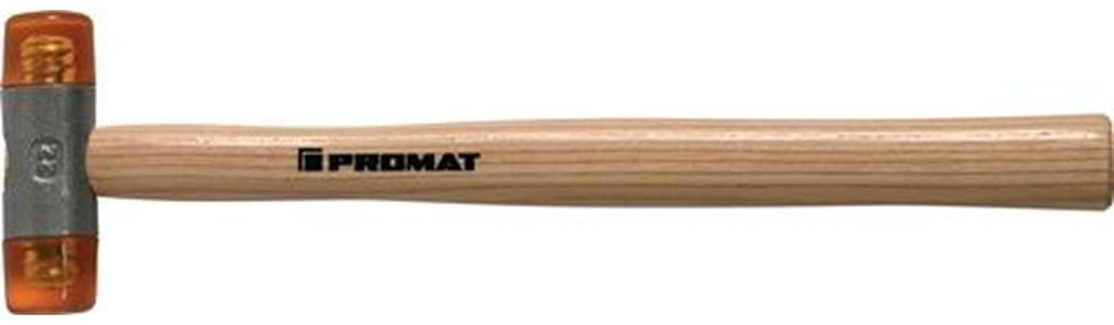 Plastikhammer Kopf-D.22mm Kopf-L.78mm Celluloseacetat rot HO PROMAT