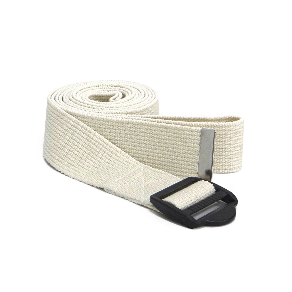 Sport-Thieme Yoga-Gurt "Baumwolle", Natur