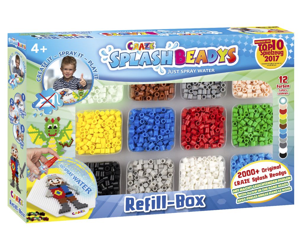 Splash Beadys Refill Box con perline luminescenti Immagine del prodotto 