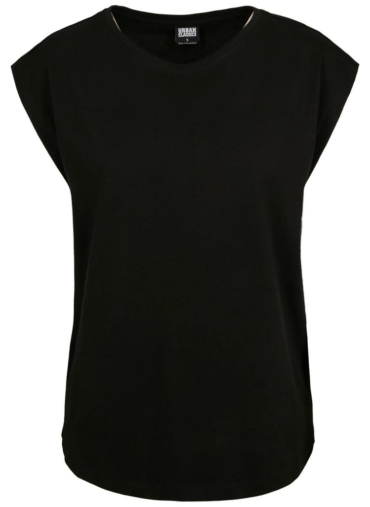 Urban Classics - "Basic" T-Shirt für Damen TN1009 (S) (Schwarz)