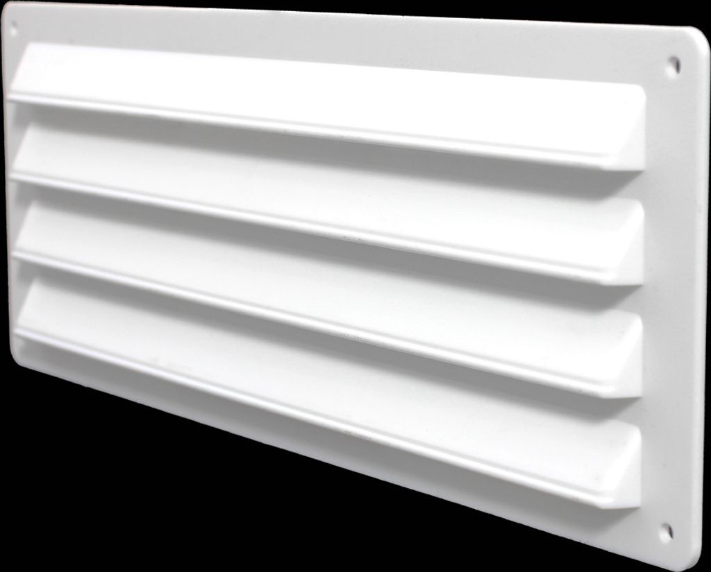 Lüftungsgitter Lüfter Wohnwagen Wohnmobil Caravan Boot Kunststoff 240 mm x 90 mm weiß