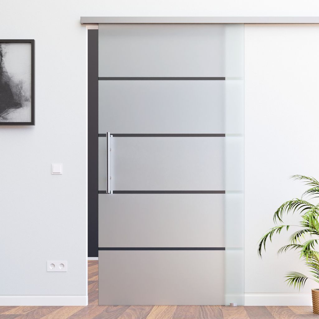 Glas Schiebetür Glasschiebetür AMOD SoftStop 775 x 2050 mm Produktbild