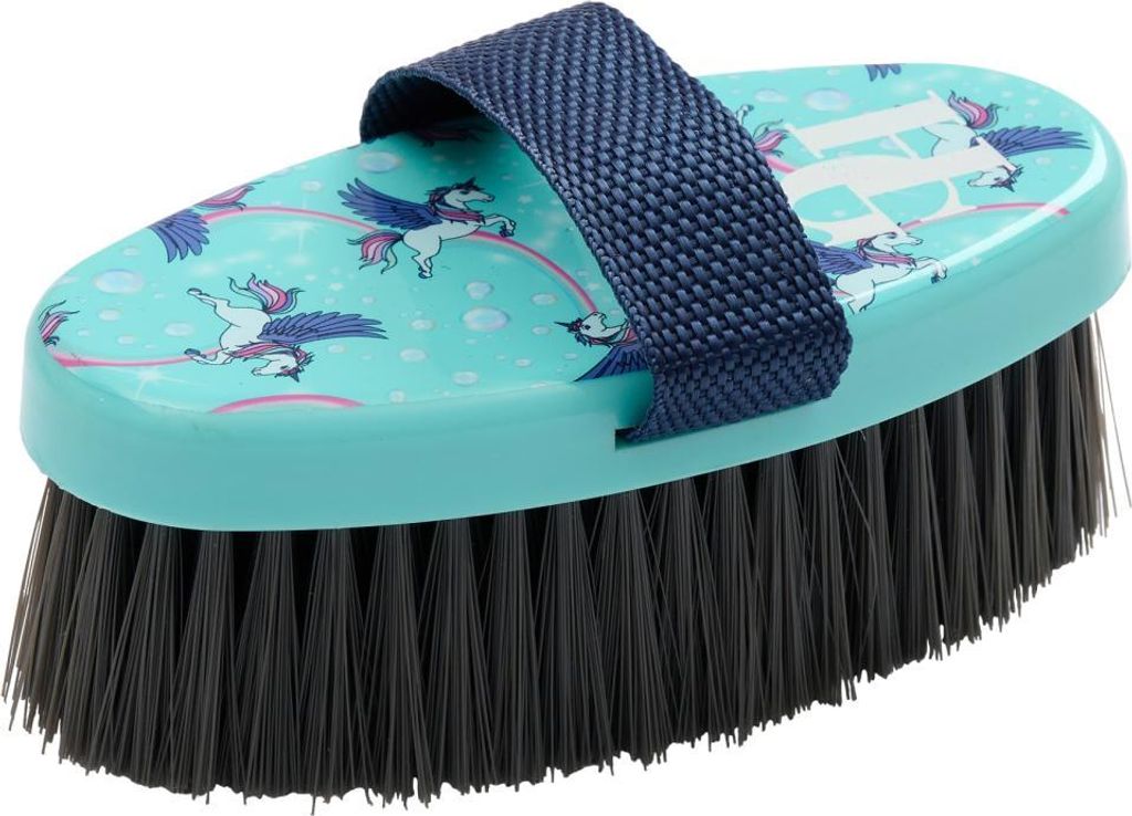 Horse Guard Kids Putzbürste Aruba Blue mit Pegasus Motiv