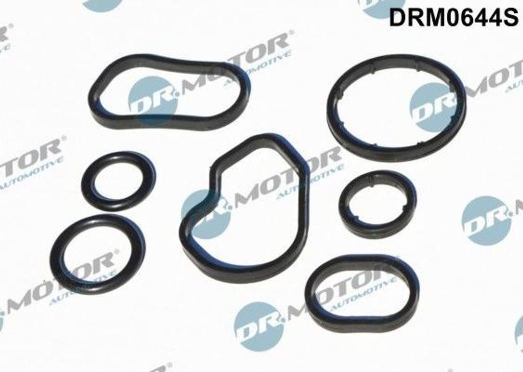 7x DR.MOTOR AUTOMOTIVE Ölkühler-Dichtung Dichtung Ölkühler DRM0644S passend für MERCEDES-BENZ C-Klasse Limousine (W204)