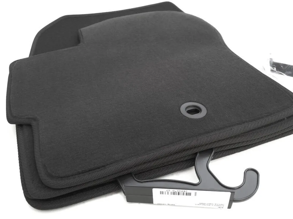 Tappetini per Mazda 3 BK 2003-2009 Velluto Nero Alta Resistenza - 4 Pezzi